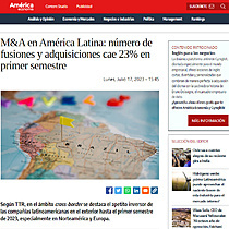 M&A en Amrica Latina: nmero de fusiones y adquisiciones cae 23% en primer semestre